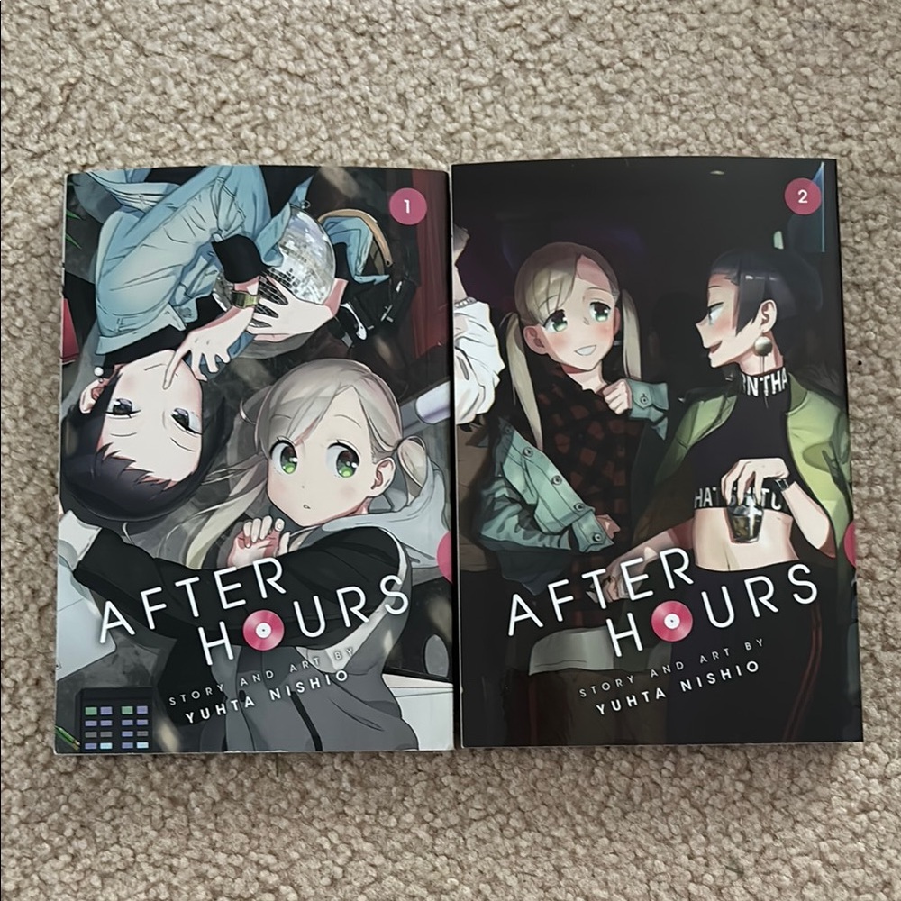 After Hours Manga Volumes 1 and 2